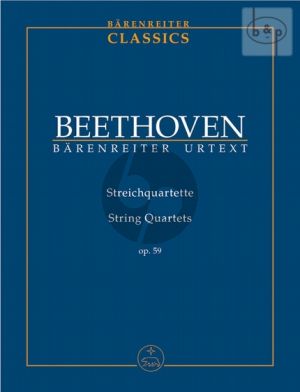 String Quartets Op.59 (Study Score)