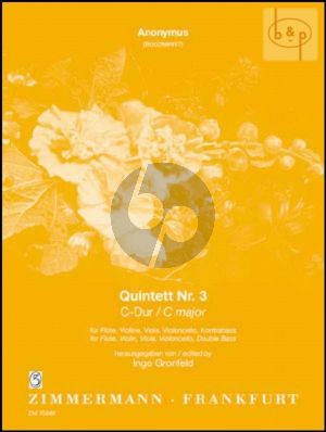 Quintet No.3 C-major (Flute-Vi.-Va.-Vc.-DB.)