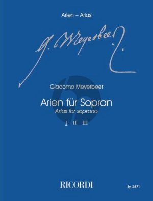 Meyerbeer Arien für Sopran Vol.1 (Klaus Tasdorf)