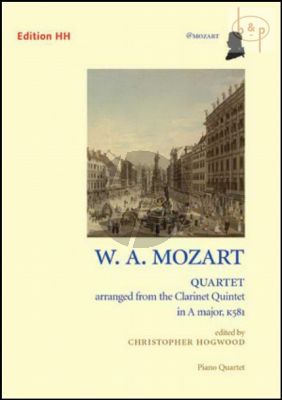 Quartet from Clarinet Quintet KV 581 (Vi.-Va.-Vc.-Piano) (Score/Parts)