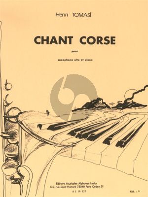 Tomasi Chant Corse (Saxophone alto et Piano)