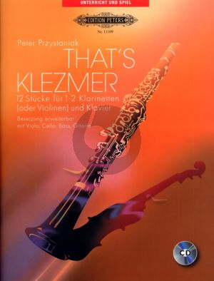 Przystaniak That's Klezmer 1 - 2 Clarinets [Vi.]-Piano (Bk-Cd) (CD with demo and play-along version)