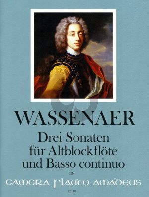 Wassenaer 3 Sonatas fur Altblockflote und Basso Continuo (edited by Thomas Kugler) (Continuo by Wolfgang Kostujak)
