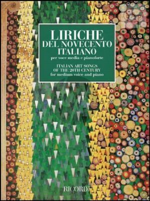 Italian Art Songs of the 20th. Century