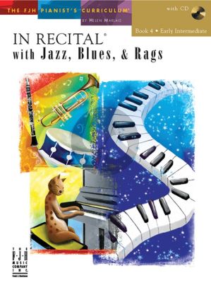 Marlais In Recital with Jazz-Blues & Rags Vol. 4 Piano (Book with Audio online) (early interm.)