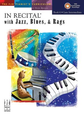 Marlais In Recital with Jazz-Blues & Rags Vol. 6 Piano (Bk-Cd) (late interm.)