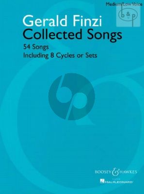 Collected Songs Medium Low Voice