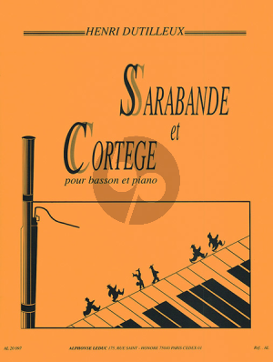 Dutilleux Sarabande & Cortege Basson-Piano