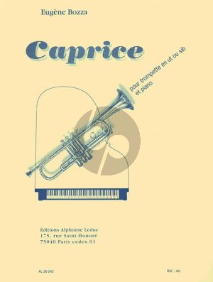 Bitsch Caprice pour Trompette et Piano
