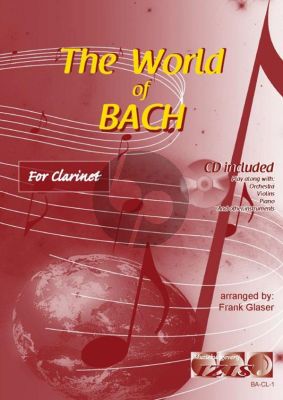 The World of Bach for Clarinet (Bk-Cd) (arr. Frank Glaser)