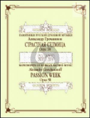 Passion Week Op.58 (SATB)