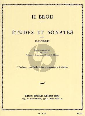 Brod Etudes et Sonates Vol.1 Hautbois (P.Bajeux)