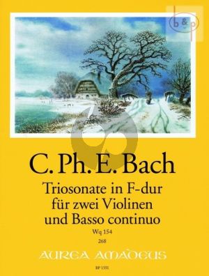 Triosonate F-dur WQ 154 (edited by B.Pauler)