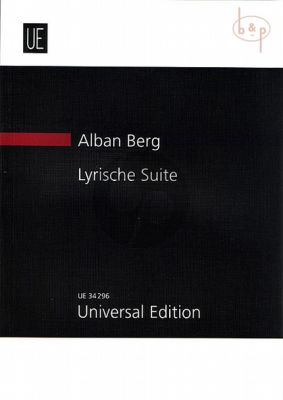 Lyrische Suite (String Quartet) (Study Score)