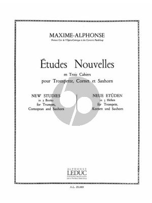 Etudes Nouvelles Vol.3 Trompet (10 Grandes Etudes Nouvelles Melodiques et de Virtuosite) (Grade 8)