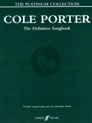 Porter The Definitive Songbook - 50 Classic Songs Piano-Vocal-Chords (The Platinum Collection)