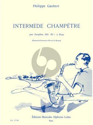 Gaubert Intermede Champetre Saxophone alto et Piano (Marcel Mule)