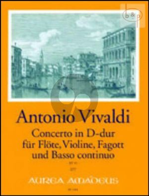 Concerto D-major RV 91 (Fl.-Vi.-Bsn.-Bc) (Score/Parts) (Pauler)