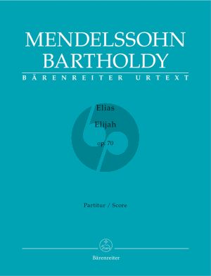 Mendelssohn Elias Op.70 Soli-Choir-Orchestra Score (germ./engl.) (edited by Douglass Seaton)