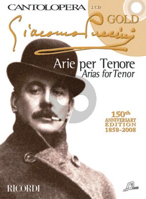 Puccini Puccini Arias for Tenor Voice and Piano (Bk-Cd) (Gold Ed.) (Series Cantolopera)