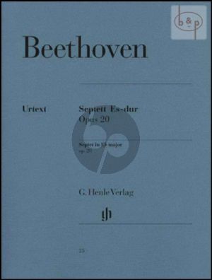 Septet E-flat major Op. 20 Clar.[Bb]-Bassoon- Horn[F/Eb]-Vi.-Va.-Vc.-Double Bass Parts