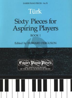 Turk 60 Pieces for Aspiring Players Vol.1 for Piano Solo (edited by Howard Ferguson)