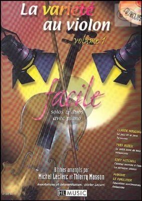 La Variete au Violon Vol.1 (1 - 2 Violins with Piano Accomp. and Play-Along CD) (Bk-Cd)