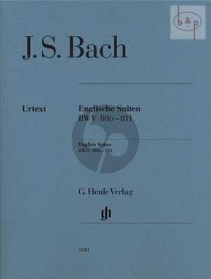 Englische Suiten BWV 806 - 811 Piano (without fingering)