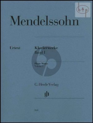 Klavierwerke Vol.1 (edited by Ullrich Scheideler Rudolf Elvers and Ernst Herttrich)