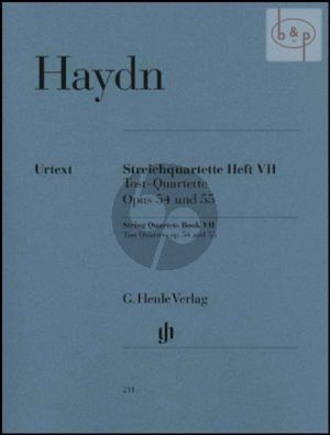 Streichquartette Vol.7 Op.54 & Op.55 (Parts)