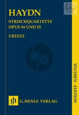 Streichquartette Op.54 and Op.55 Study Score