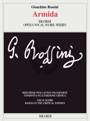 Rossini Armida Vocal Score (ital.) (critical edition) (edited by Brauner)