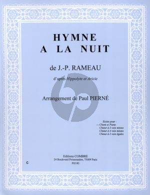 Rameau Hymne a la Nuit pour Chant et Piano (arrangement de Paul Pierne)