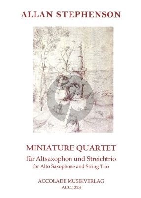 Stephenson Miniature Quartet Altsaxophon mit Streichtrio (Part./Stimmen)