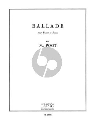 Poot Ballade pour Basson et Piano