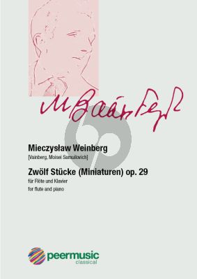 Weinberg 12 Stücke Op. 29 (Miniaturen) Flote und Klavier