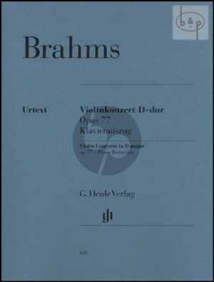 Concerto D-major Op.77 Violin and Orchestra