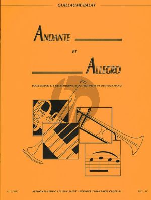 Balay Andante et Allegro Trompette C ou Bb et Piano