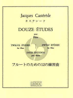 Casterede 12 Etudes pour Flute (Grade 6 - 8)
