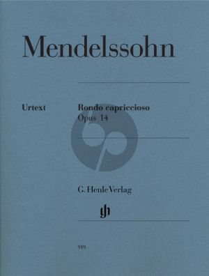 Mendelssohn Rondo Capriccioso Op.14 Piano solo (edited by Ullrich Scheideler) (Henle-Urtext)