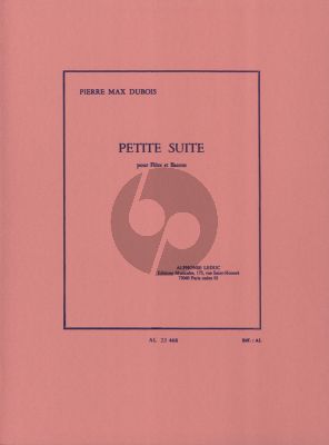 Dubois Petite Suite pour Flute et Basson