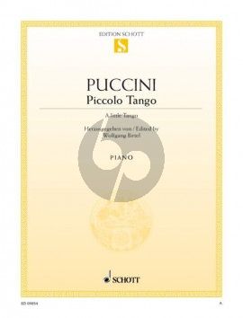 Puccini Piccolo Tango Piano solo (edited by Wolfgang Birtel)