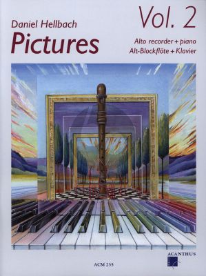 Hellbach Pictures Vol.2 Altblflockflote und Klavier Buch mit Cd