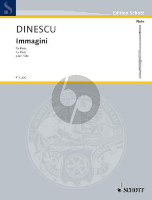 Dinescu Immagini Flöte solo (1980) (adv.)