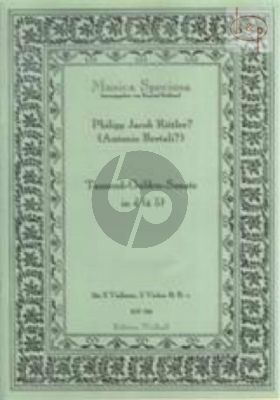 Tausend-Gulden Sonate d-moll (a 5) (2 Vi.- 3 Va.- Bc) (Score/Parts)
