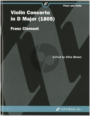 Clement Concerto D-major Violin and Pano (1805) (edited by Clive Brown)