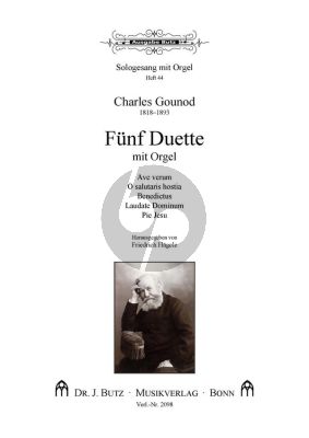 Gounod 5 Duette Mezzo-Sopr.[Sopr. oder Tenor mit Orgel (Friedrich Hagele)