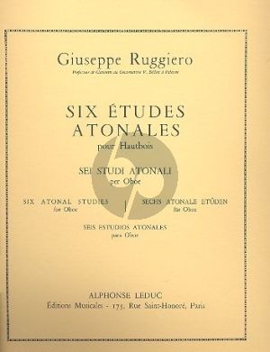 6 Etudes Atonales pour Hautbois