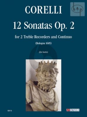 12 Sonatas Op.2 2 Treble Rec-Bc