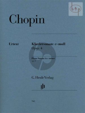 Sonate No.1 c-moll Op.4 (edited by Sarah Gerbracht and Norbert Mullemann)
